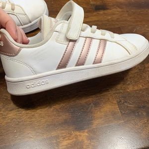 Little girl adidas shoes